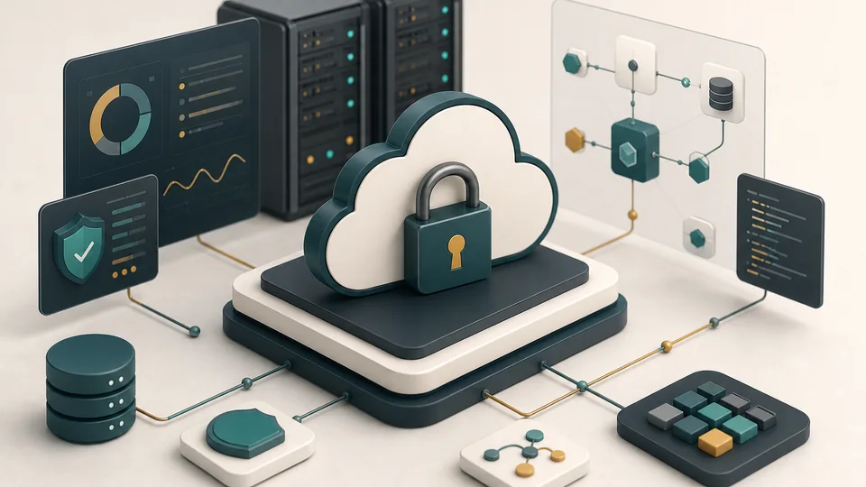 Secure SaaS platform dashboard